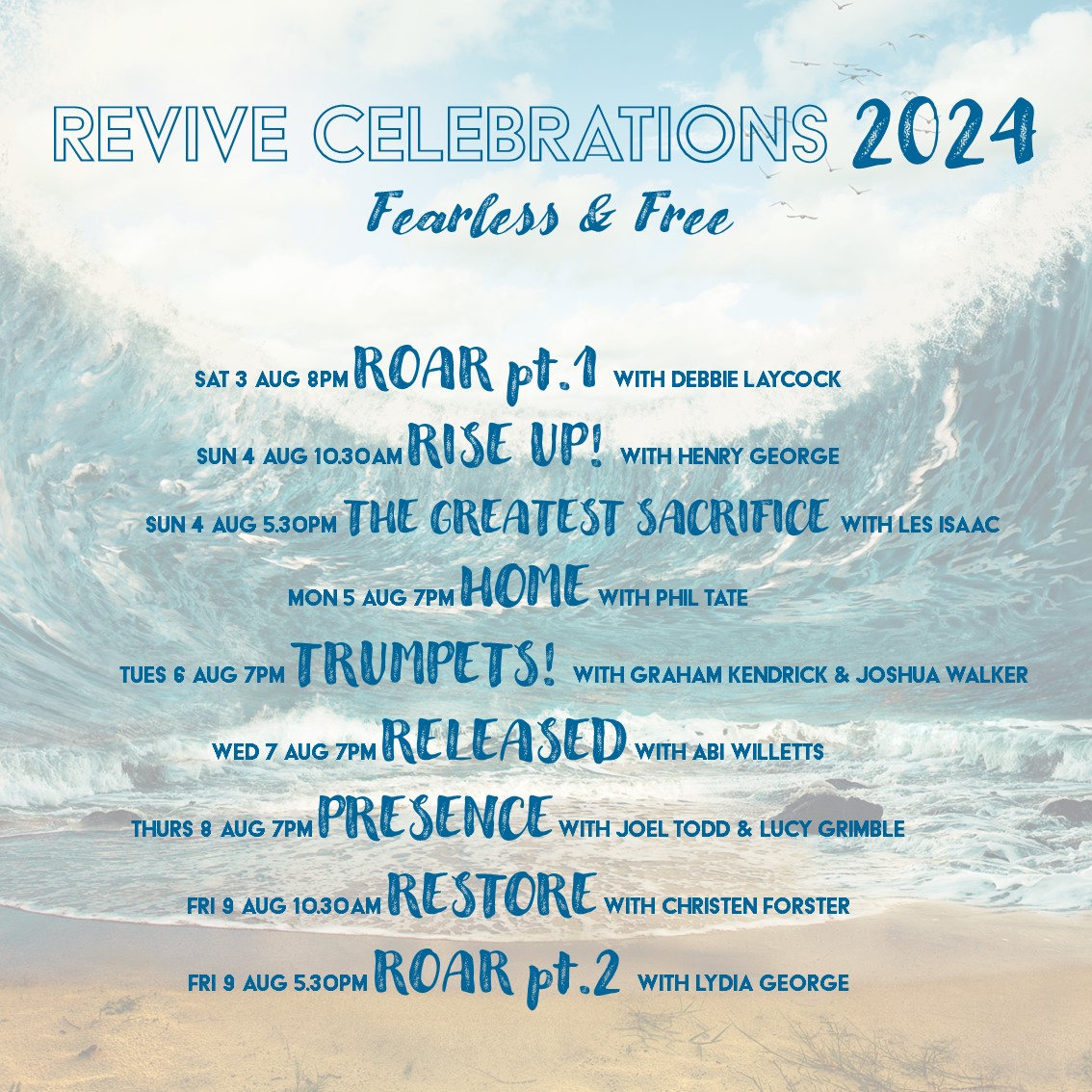Revive Celebrations 2024 – for website and socials